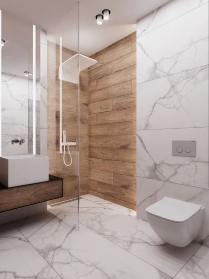 elegante baño nordico elegante baño nordico